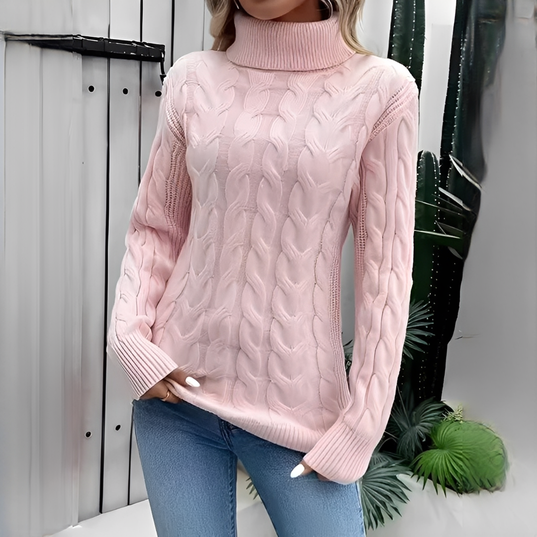 Amélie - Gemütlicher und schicker Rollkragenpullover