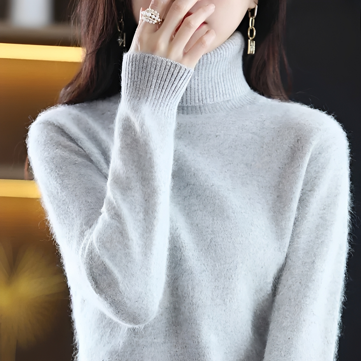 Letizia - Komfortabler Rollkragenpullover