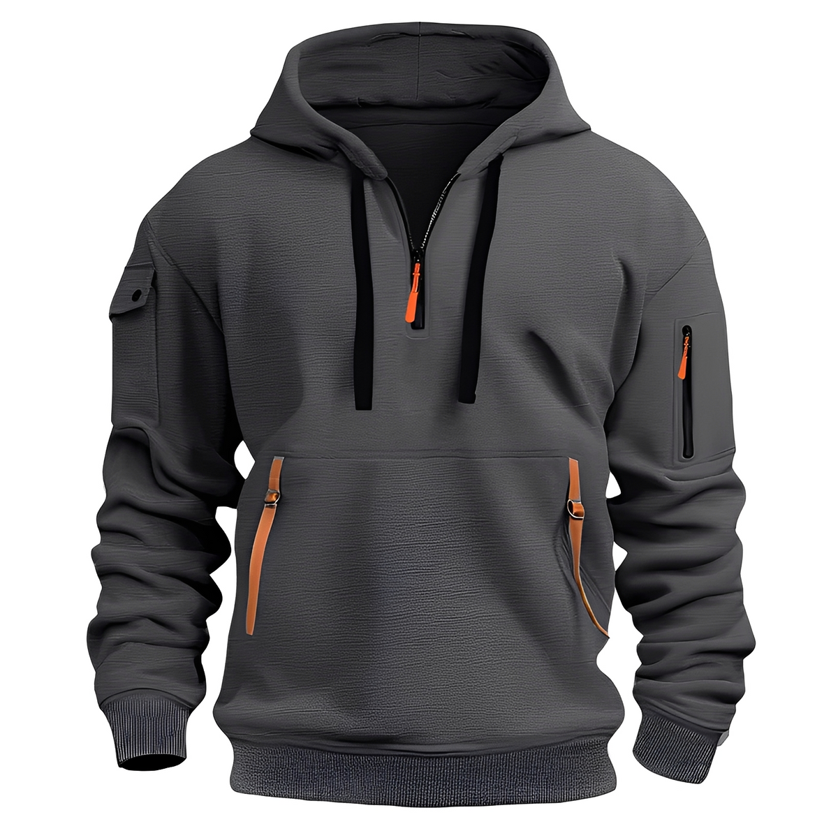 Norton - Strapazierfähiger Hoodie mit halbem Zipper