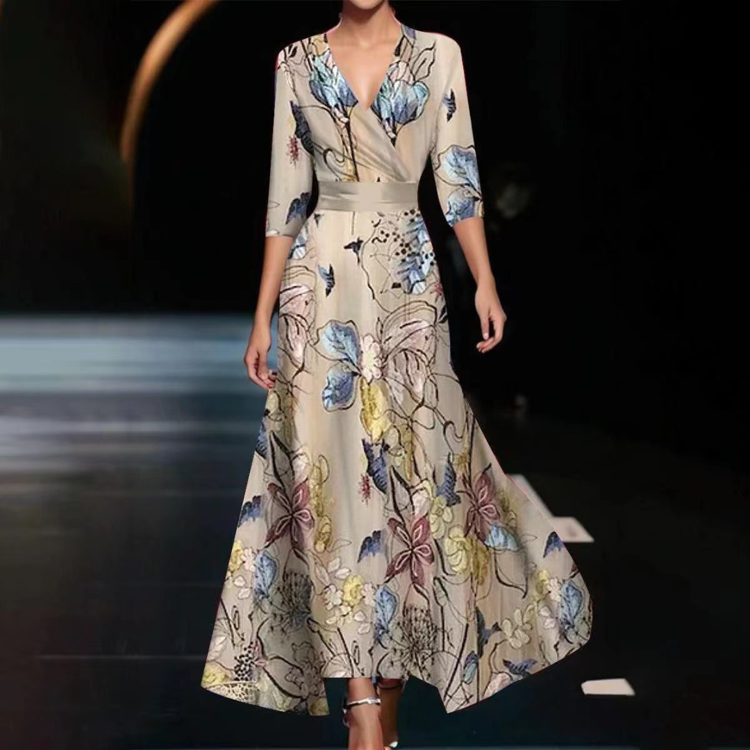 Yuna - Wickelkleid Blumenmuster