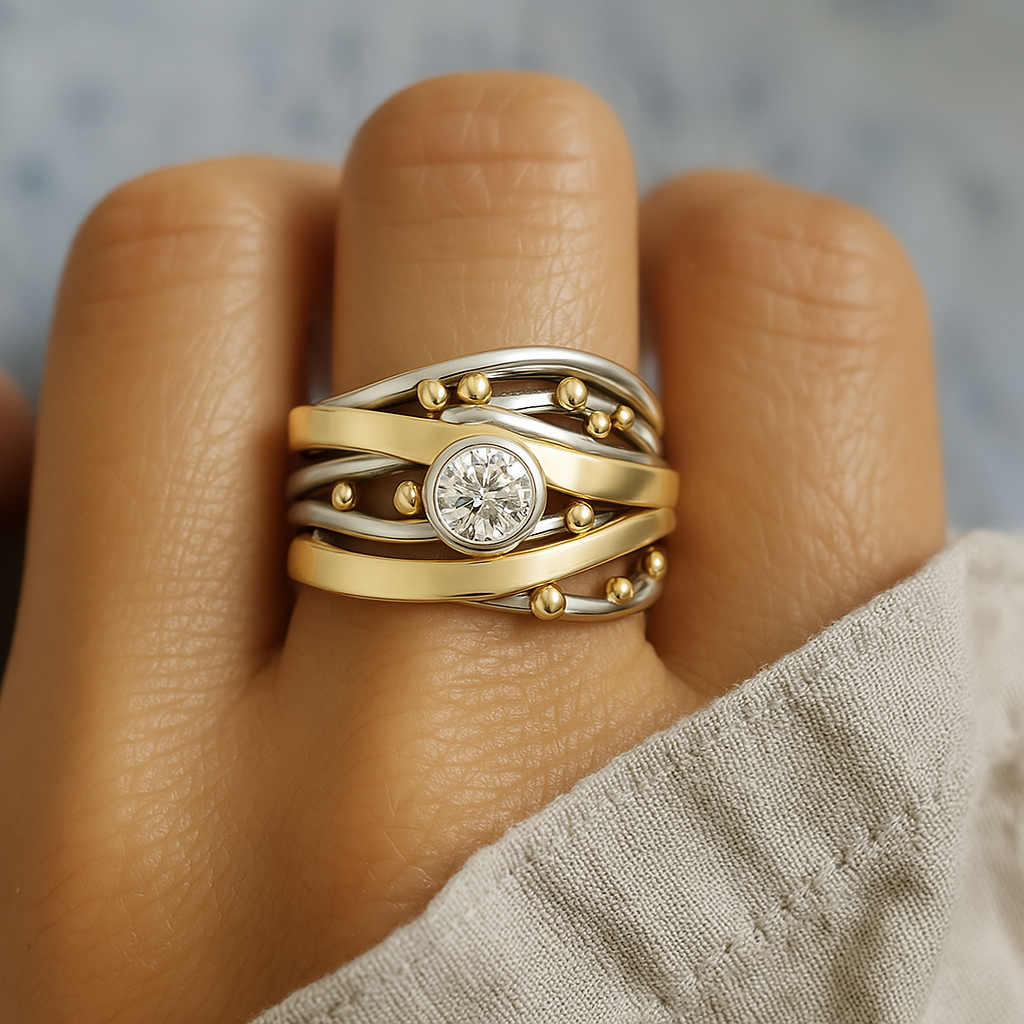 Dalia – Vintage-Ring mit eleganter Einfassung