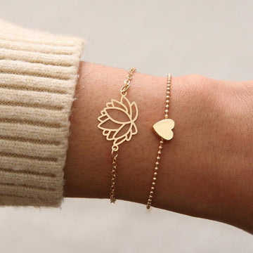Ayumi – Lotusblumenarmband mit spirituellem Einfluss