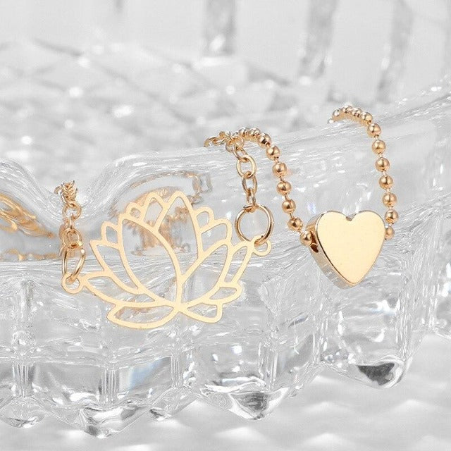 Ayumi – Lotusblumenarmband mit spirituellem Einfluss