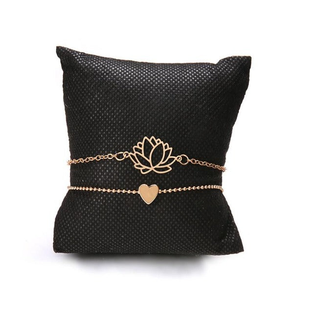Ayumi – Lotusblumenarmband mit spirituellem Einfluss
