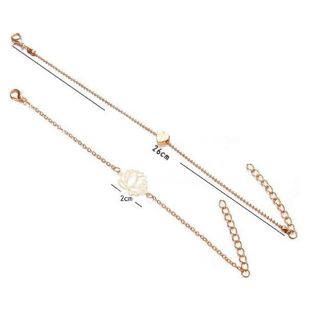 Ayumi – Lotusblumenarmband mit spirituellem Einfluss