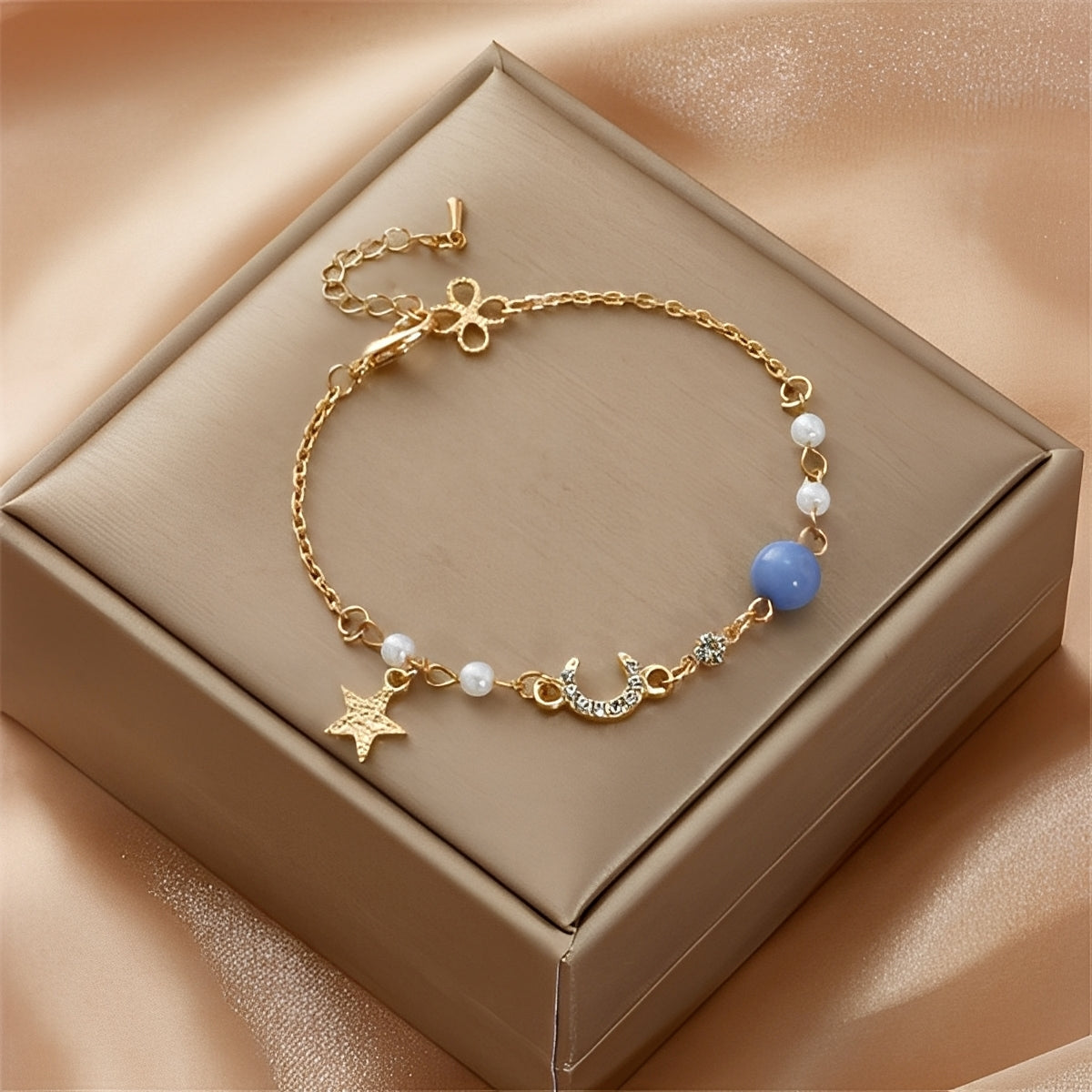 Selina – Armband mit Mond und Stern
