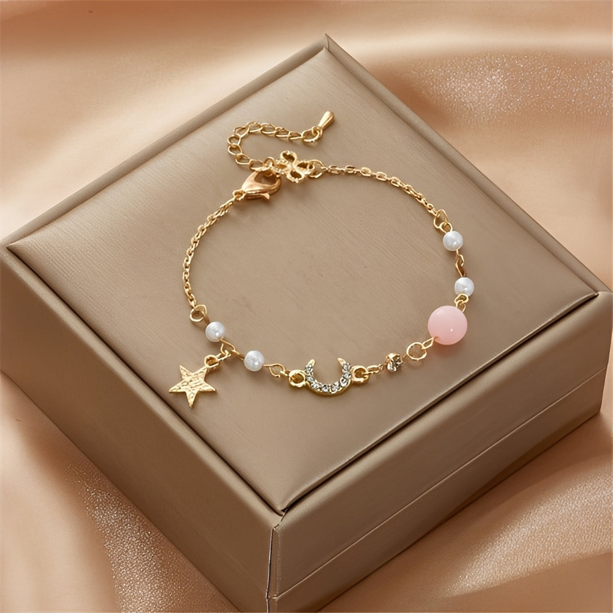 Selina – Armband mit Mond und Stern