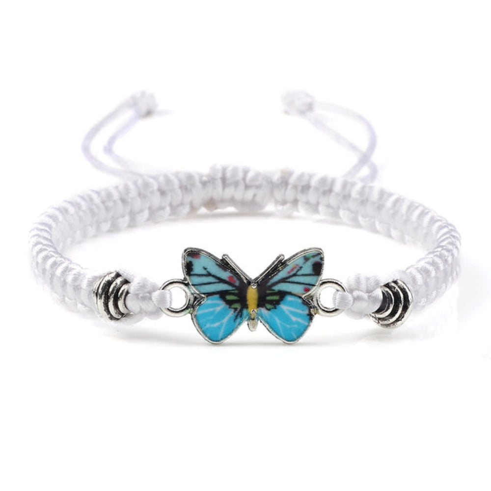 Elvina – Schmetterlingsarmband in Blau