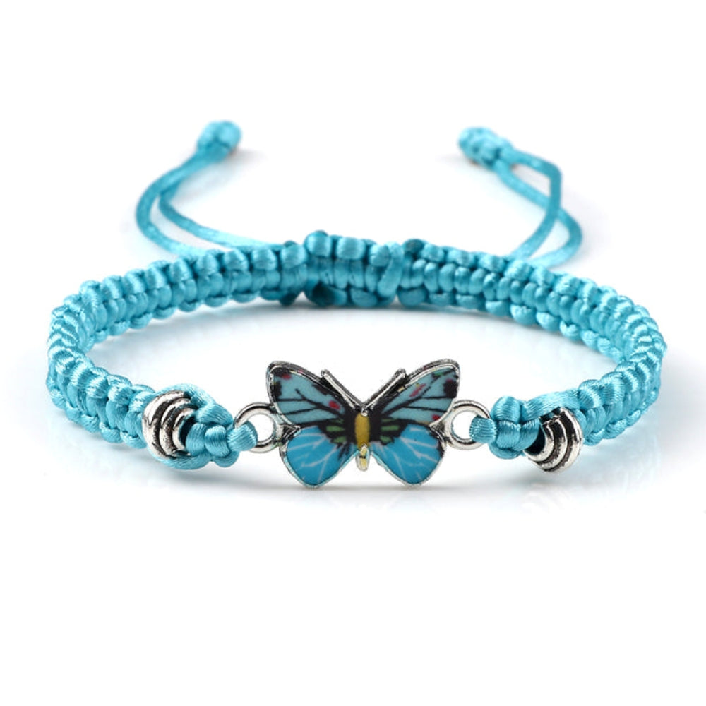 Elvina – Schmetterlingsarmband in Blau