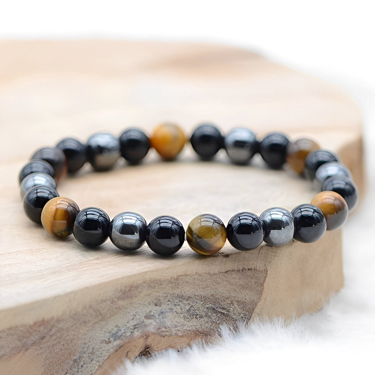 Kiarra – Armband mit Dreifachschutz aus Natursteinen