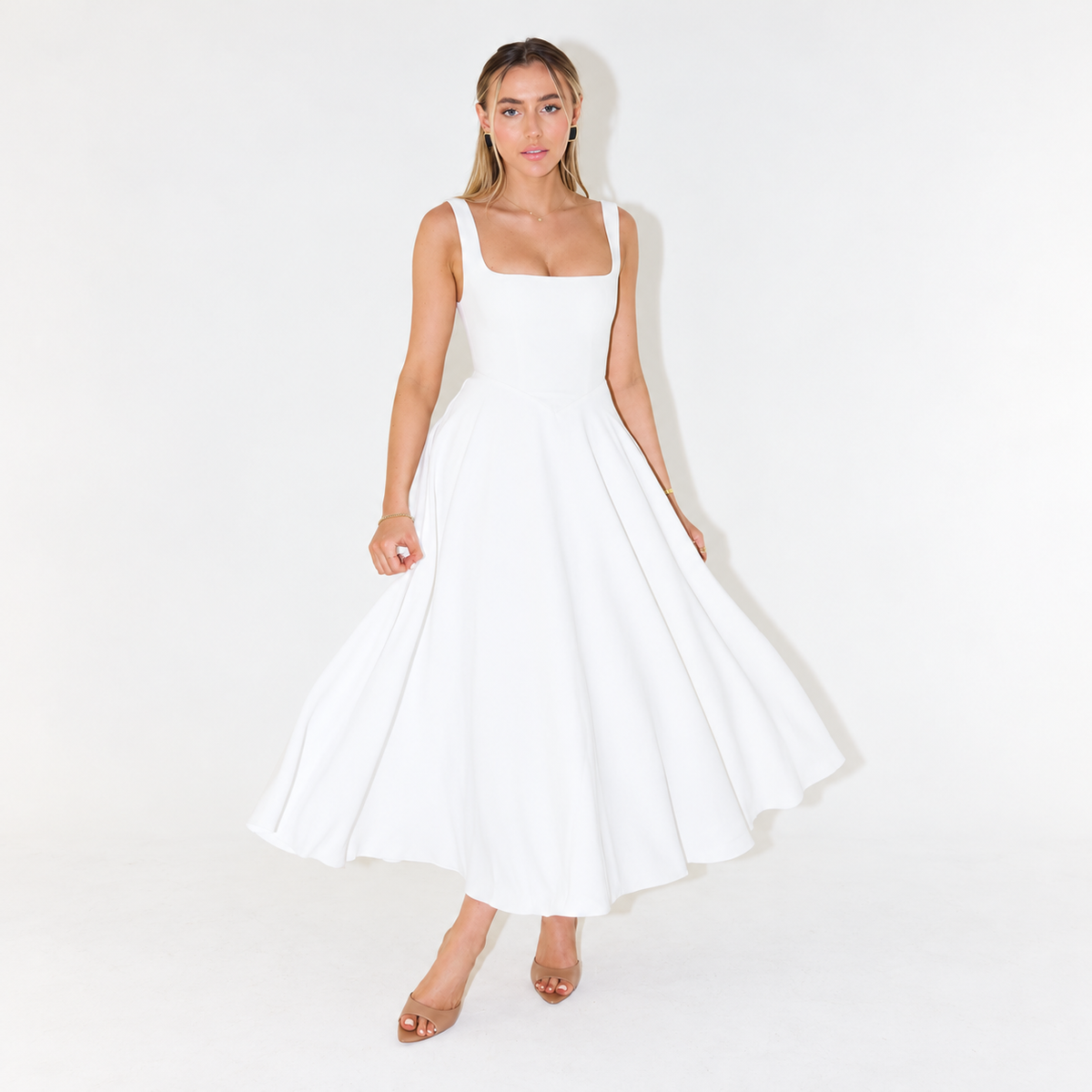 Melisandre - Midi Kleid Damen, Elegant & Vielseitig