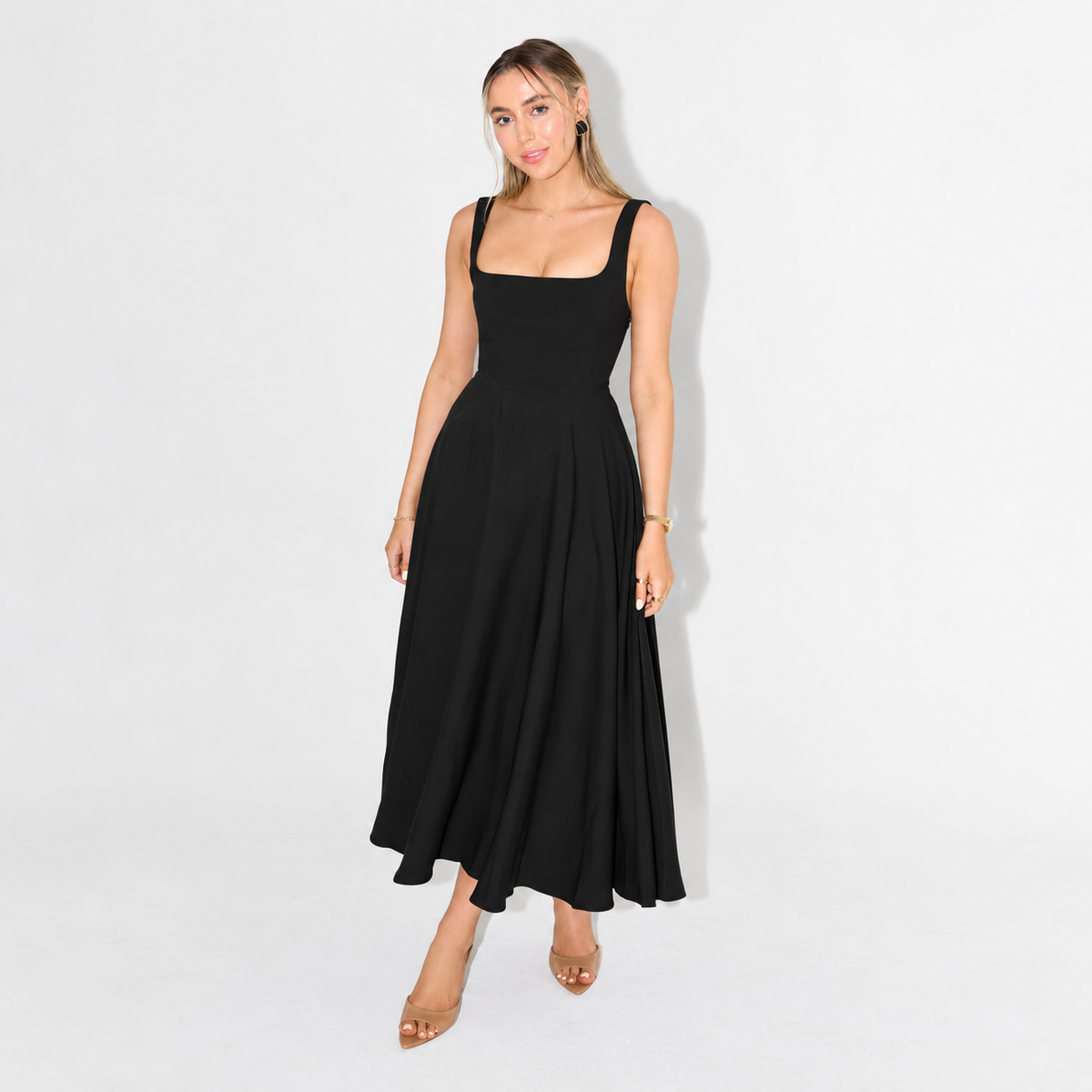 Melisandre - Midi Kleid Damen, Elegant & Vielseitig