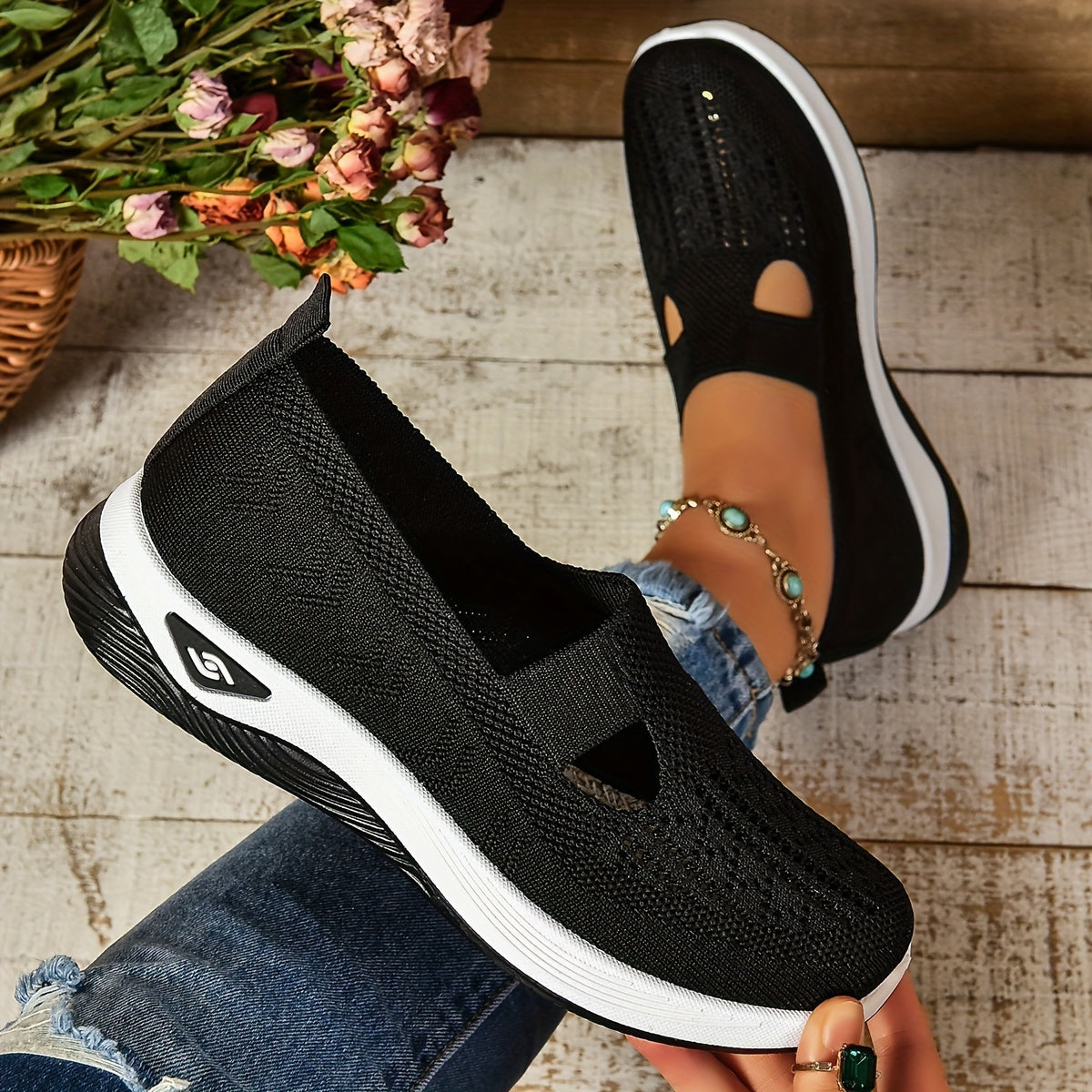 Beth – Damen orthopädische Sneakers mit bequemer Sohle