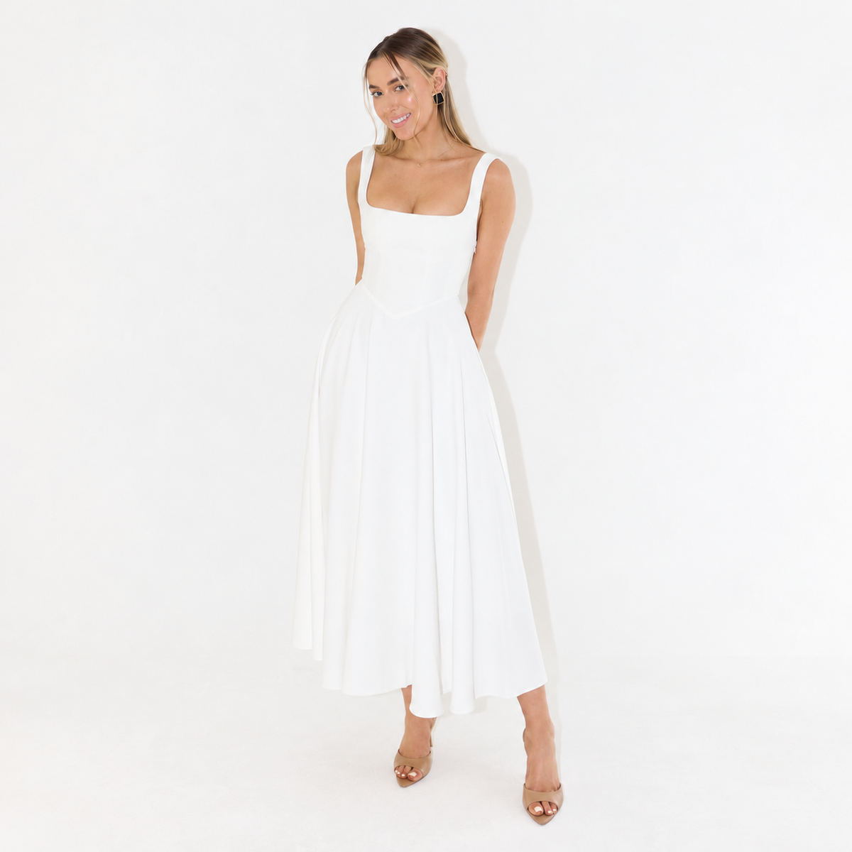 Melisandre - Midi Kleid Damen, Elegant & Vielseitig