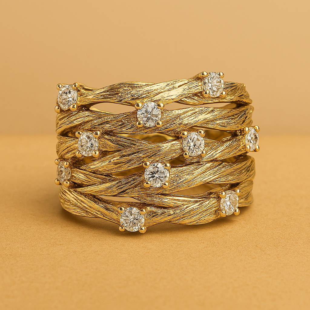 Marisse – Vintage-Ring mit feinem Glanz