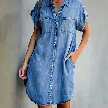 Delight – Lässiges Jeanskleid mit Knöpfen