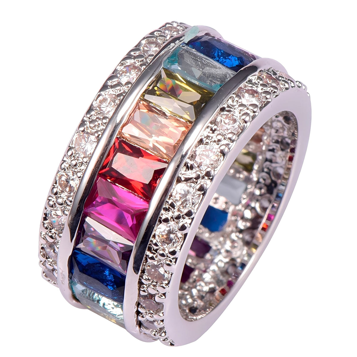 Sheena – Eleganter Ring mit farbenfrohen Akzenten