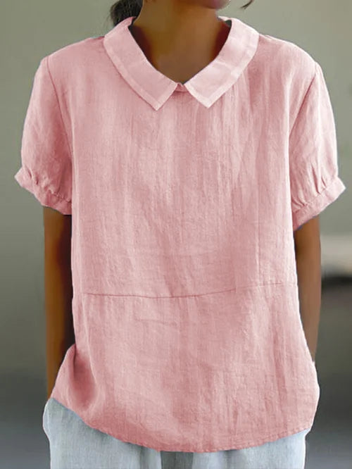 Amalie – Lässige Bluse mit klassischem Kragen