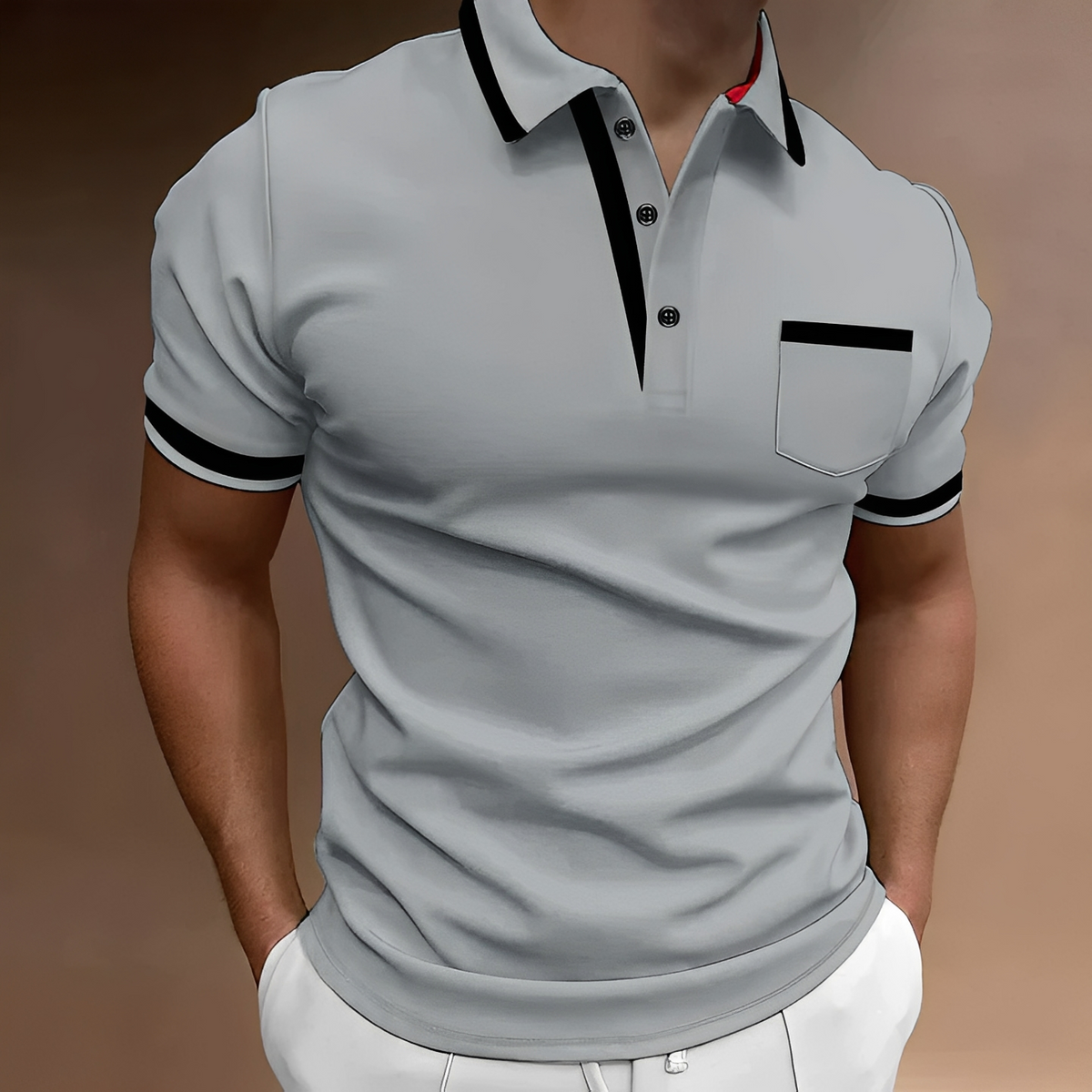 Geover - Herren-Poloshirt mit kurzen Ärmeln für Bequemlichkeit