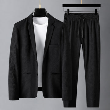 Herren Anzugset mit Blazer und Jogginghosen - Relaxed Fit