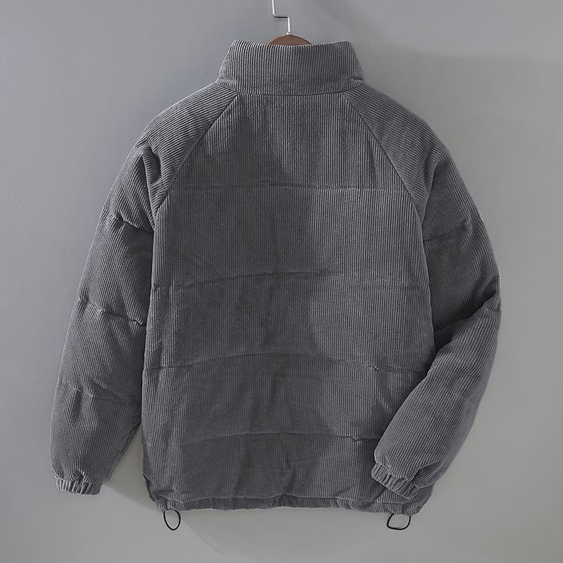 Herren Steppjacke mit Oversized Schnitt - Knopfverschluss, Casual Style