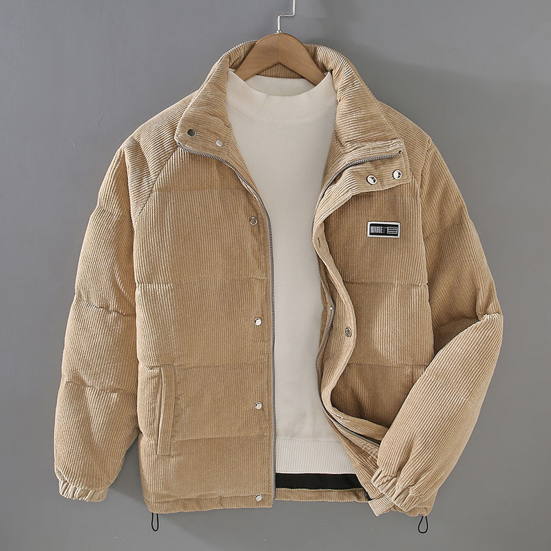 Herren Steppjacke mit Oversized Schnitt - Knopfverschluss, Casual Style