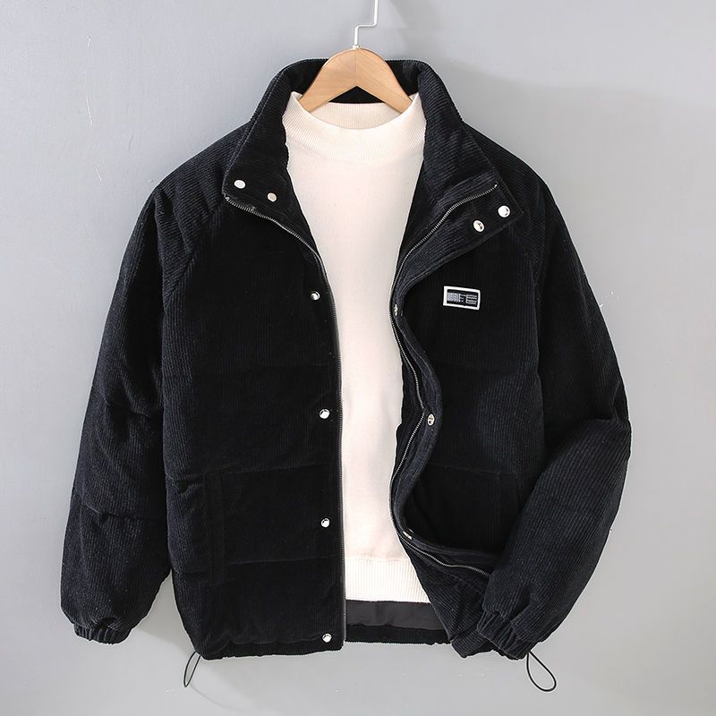 Herren Steppjacke mit Oversized Schnitt - Knopfverschluss, Casual Style