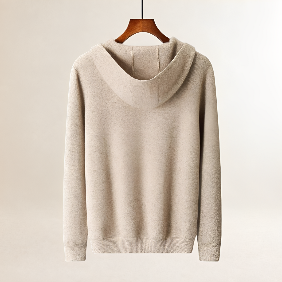 Herren Zip-Hoodie mit Textur-Design und Taschen - Relaxed Fit, Reißverschluss