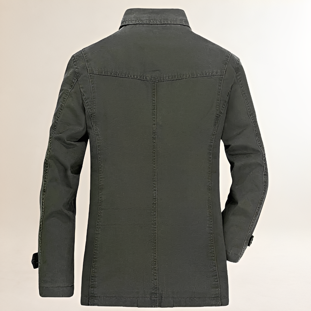 Männer Casual Blazer mit Mehreren Taschen und Knopfverschluss - Regular Fit