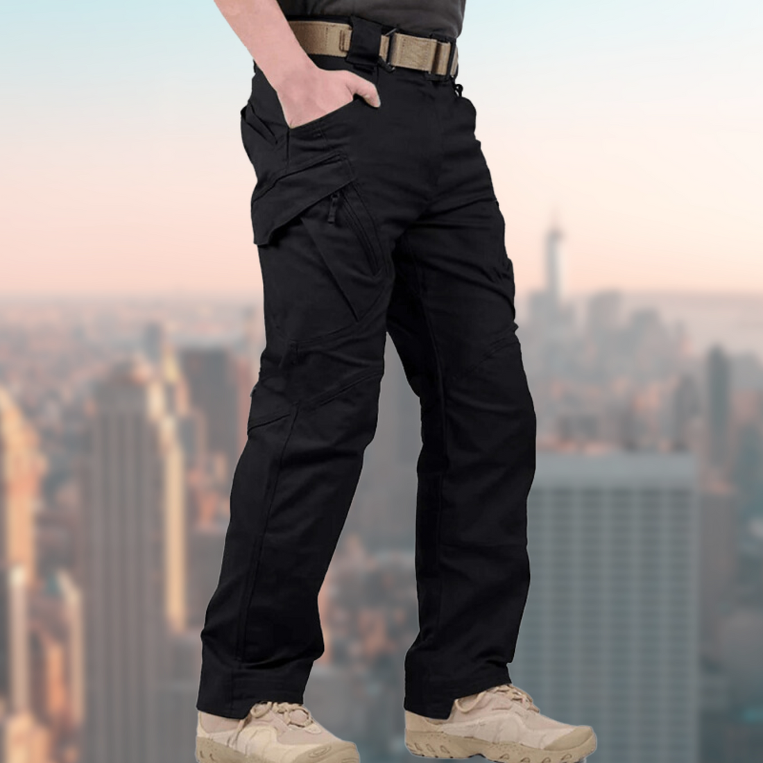 Taktikhose für Herren - Wasserdicht, Cargo-Style, Straight Leg, Mehrere Taschen