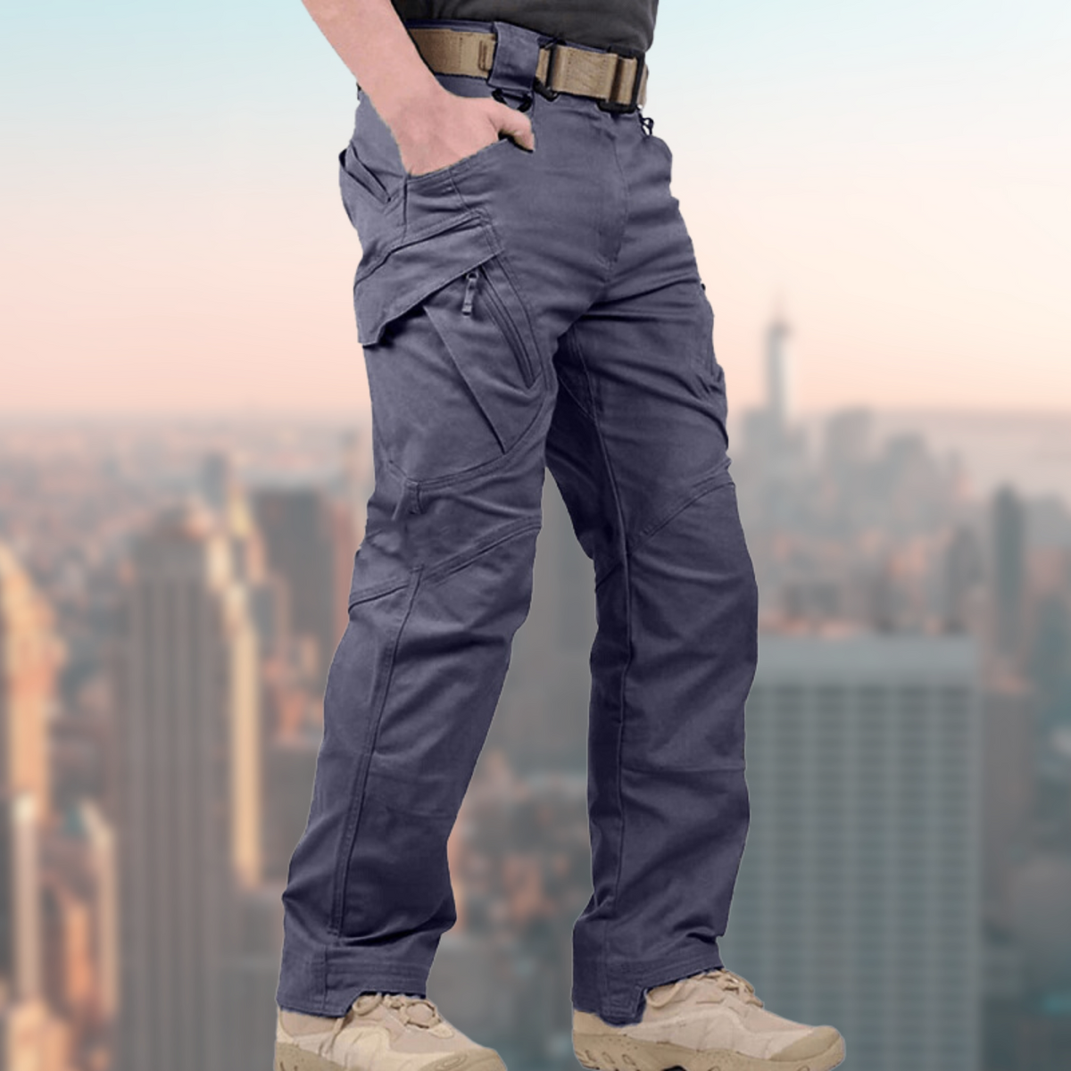 Taktikhose für Herren - Wasserdicht, Cargo-Style, Straight Leg, Mehrere Taschen
