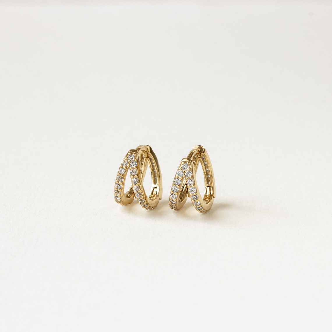 Duo-Ring mit doppeltem Glanzdesign