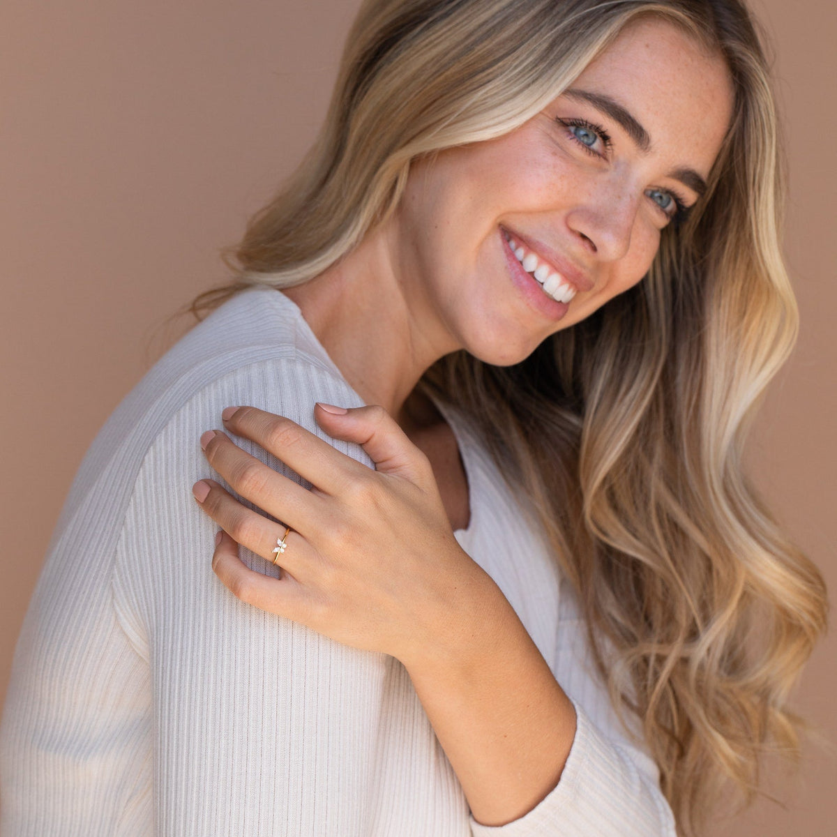 Schmetterling – Stilvoller Ring mit Glanzdetails