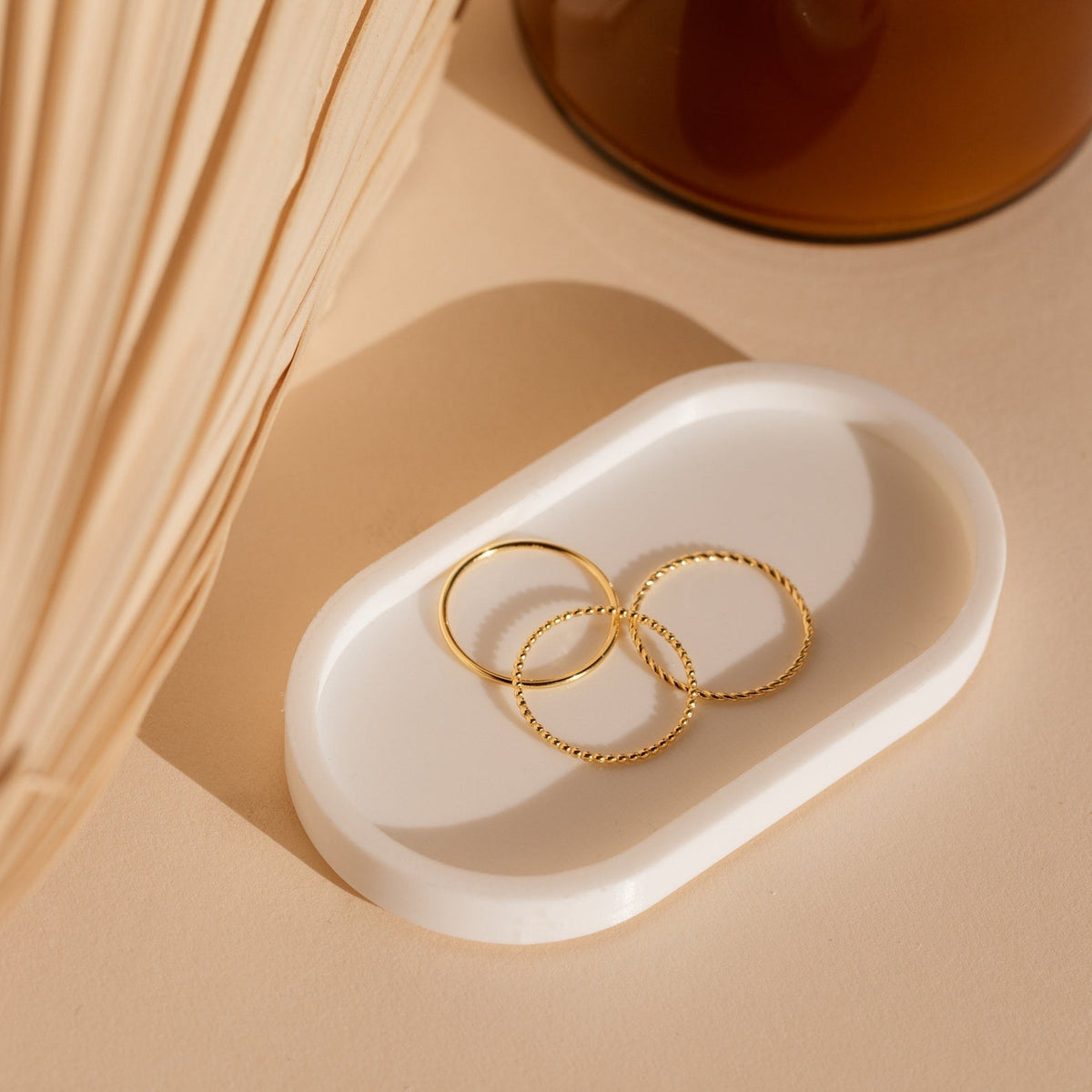 Set aus dünnen Ringen - Stapelringe