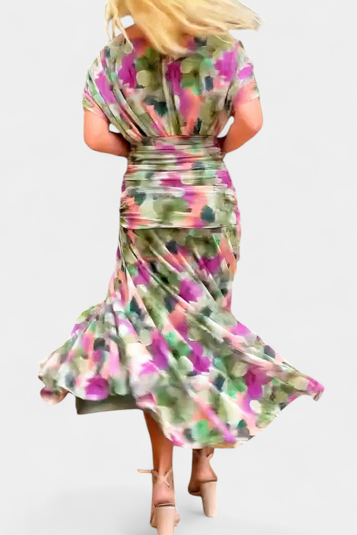 Celine - Elegante Off-Shoulder-Robe