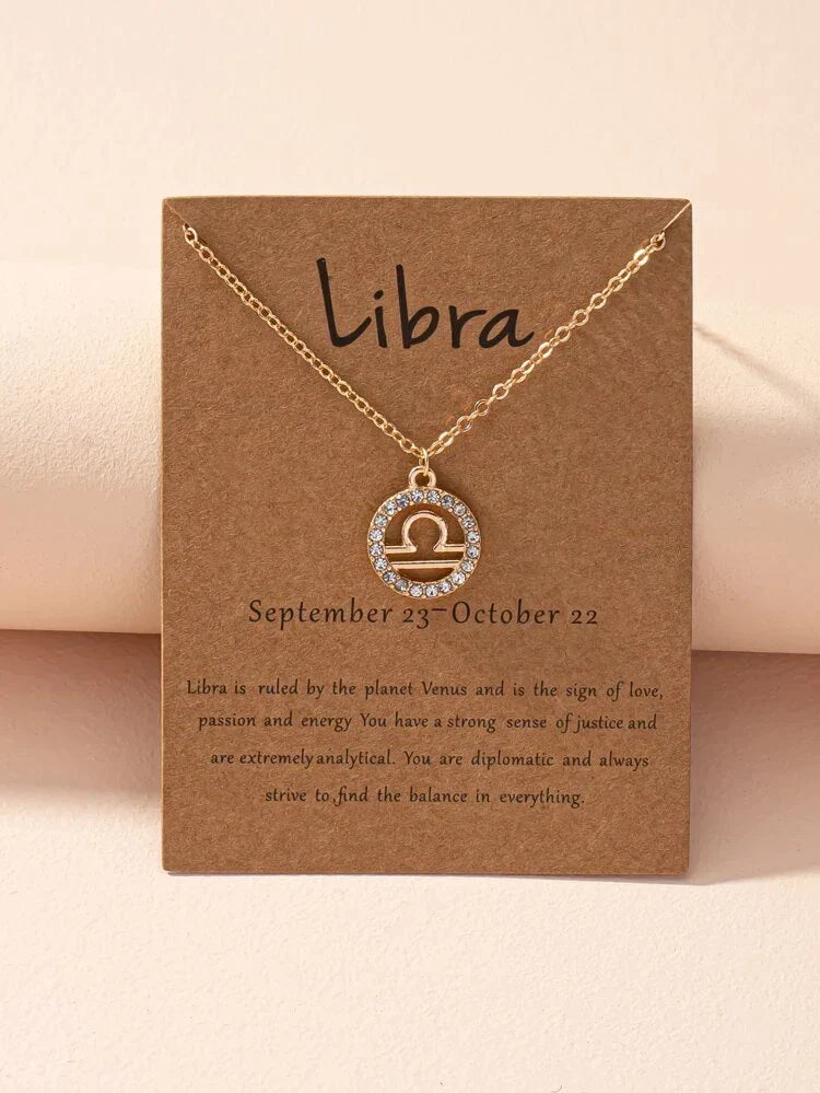 Sternzeichen-Halskette - Zodiac-Halskette für Astrologie-Fans