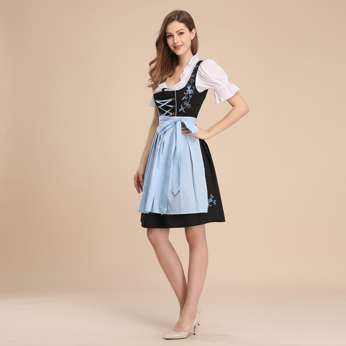Angela - Klassisches Oktoberfest-Kleid (Futter nicht enthalten)