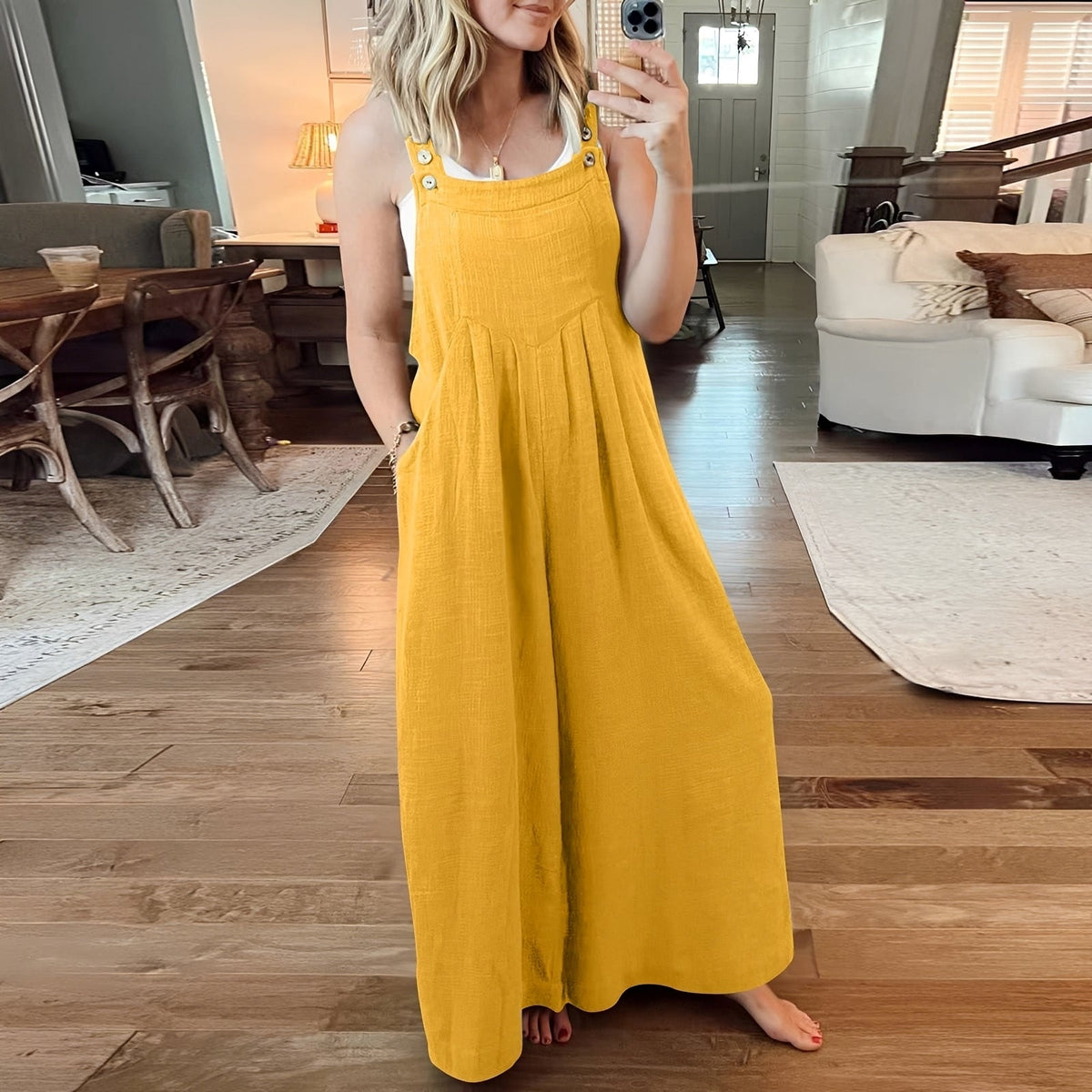 Chloe - Eleganter Damen-Jumpsuit mit weitem Bein
