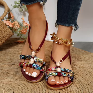 Grace - Stilvolle flache Sandalen für Damen