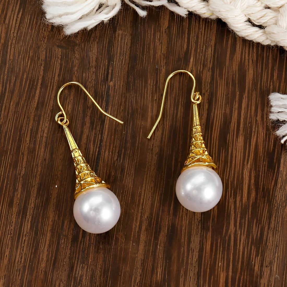 Feliza – Vintage-Ohrringe mit hängenden Details