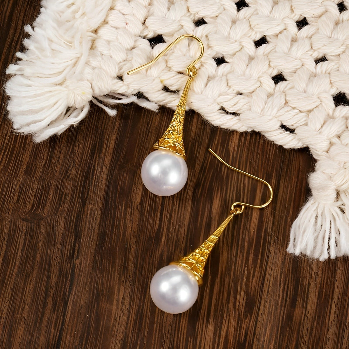 Feliza – Vintage-Ohrringe mit hängenden Details