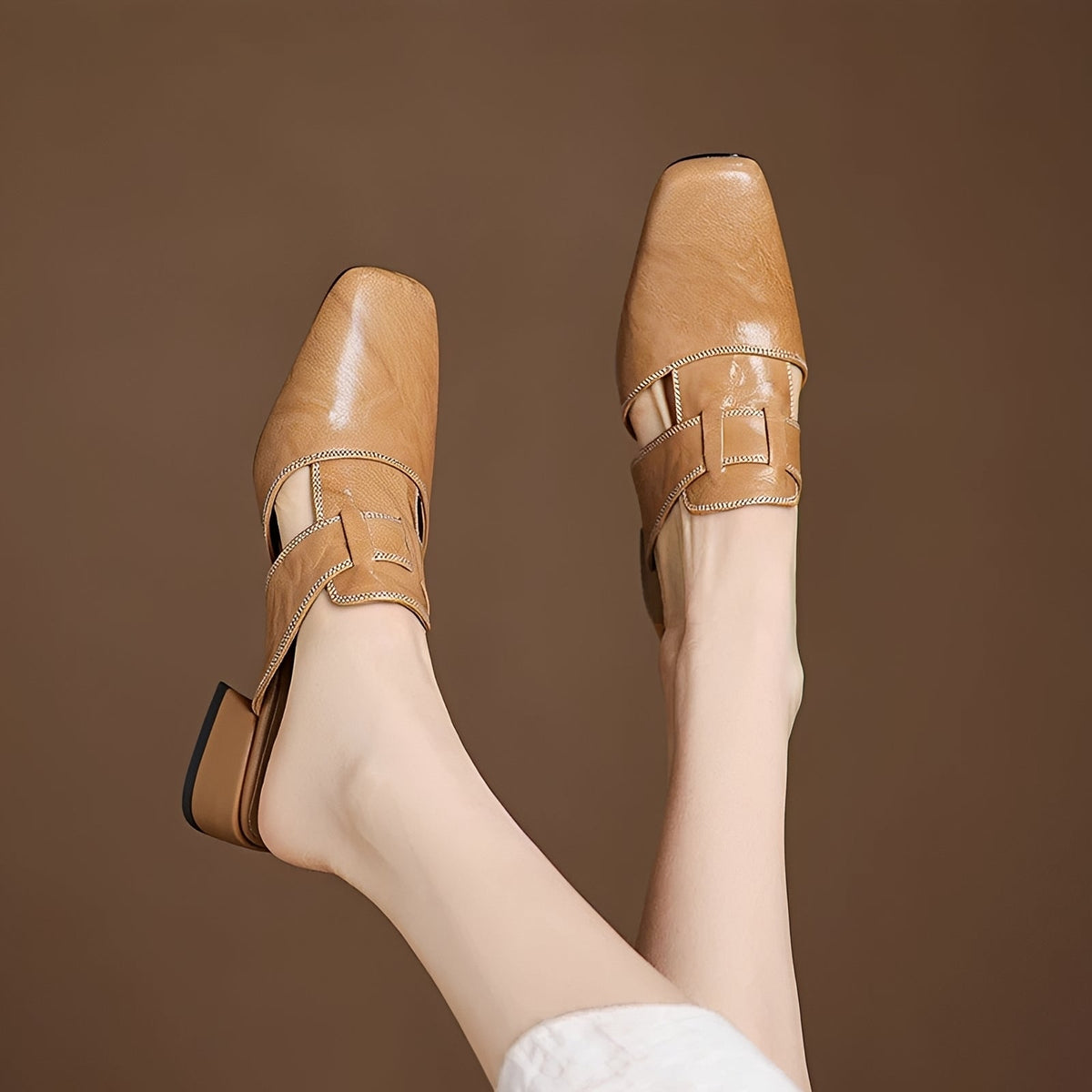 Evie - Elegante Mules-Sandalen