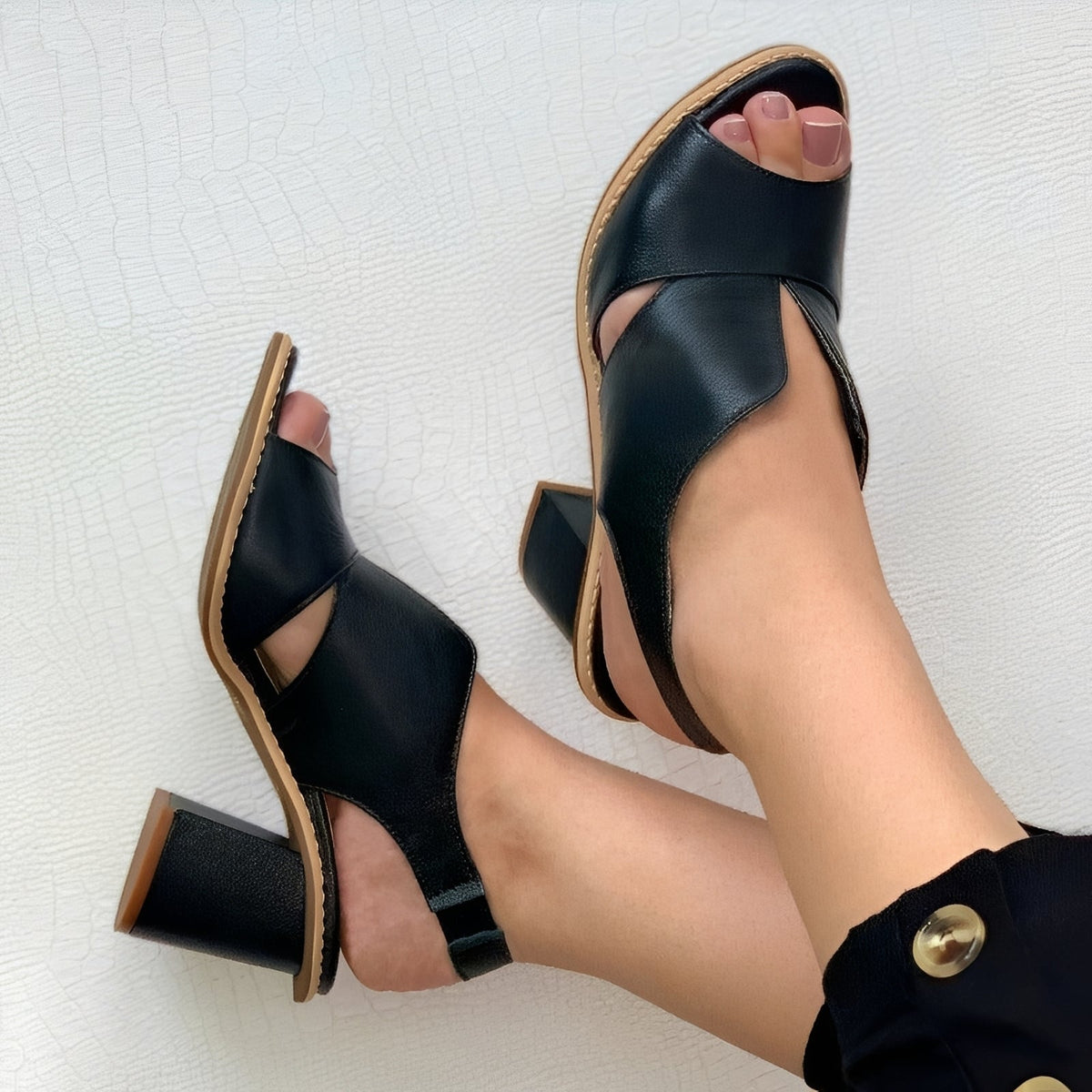 Anita - Modische Peeptoe-Sandalen