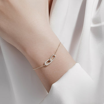 Rina – Armband mit strahlenden Gliedern
