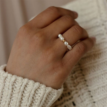 Fenna – Ring zur Stressbewältigung mit Perle