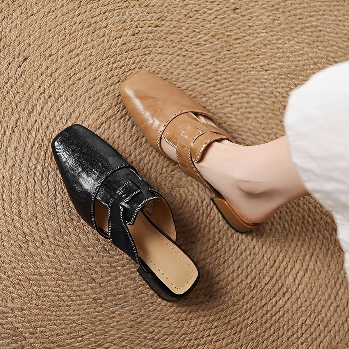 Evie - Elegante Mules-Sandalen