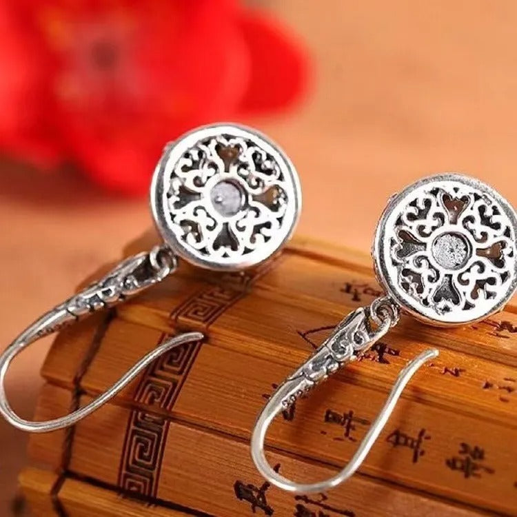 Rosalie – Ohrringe in Silber mit Perlen