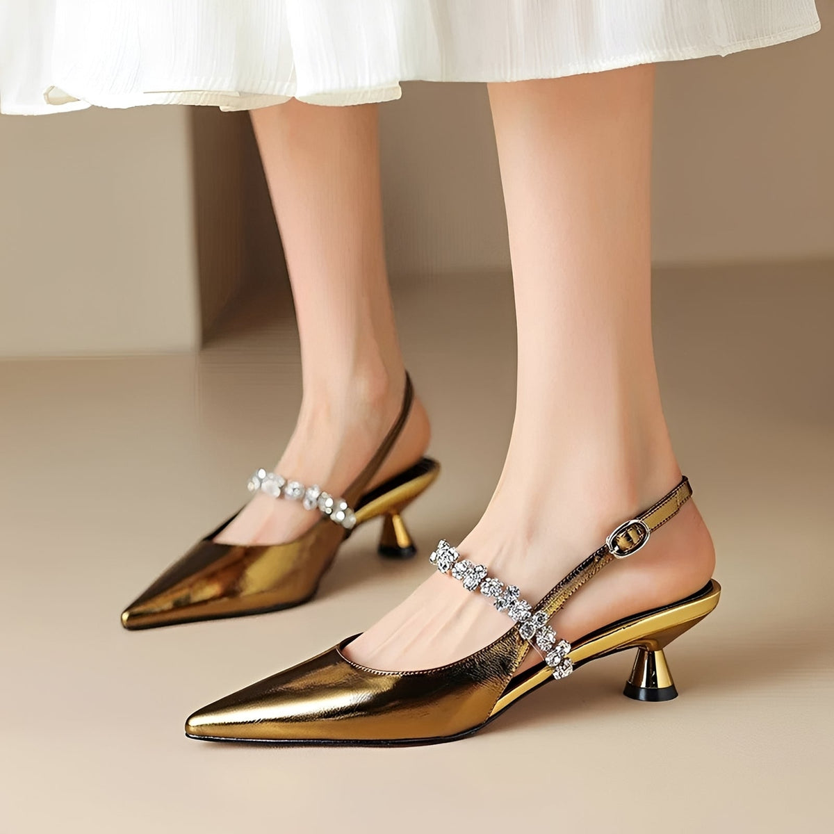 Rhian - Modische Pumps mit spitzer Spitze