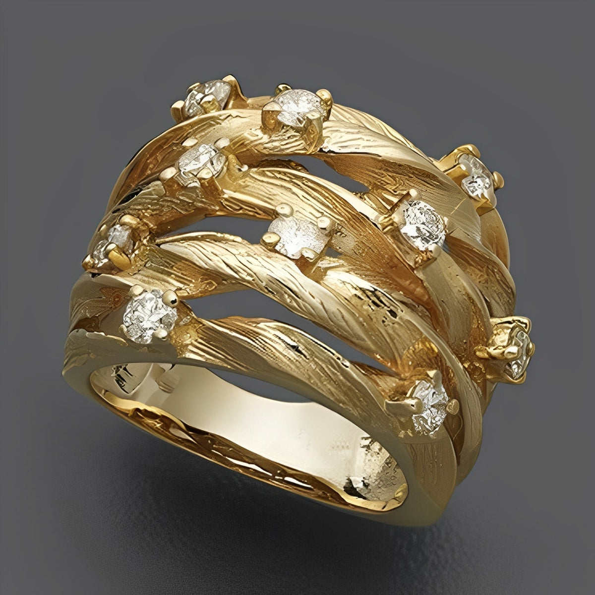 Marisse – Vintage-Ring mit feinem Glanz