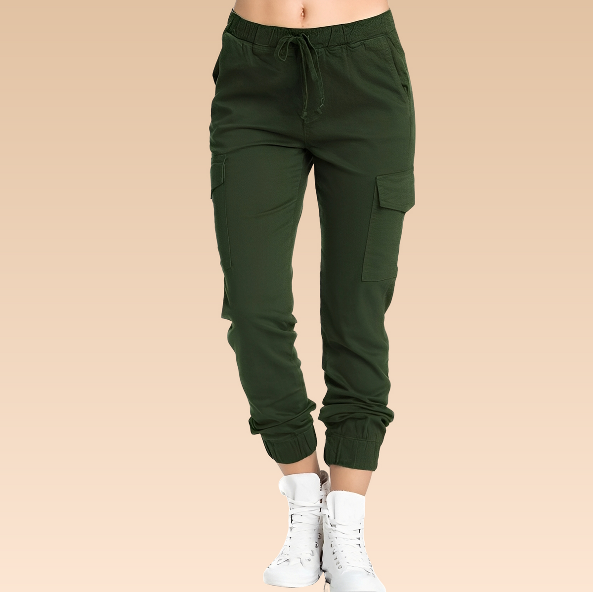 Zendi – Elegante und taillierte Cargo-Hose